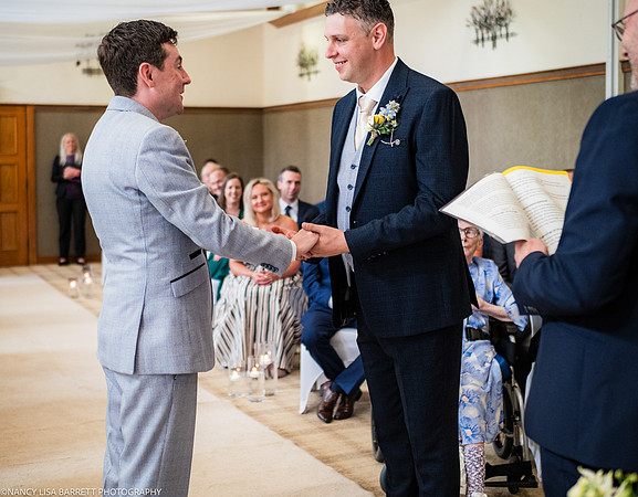 WEDDING CEREMONY AT THE LANCASTER HOUSE HOTEL, BAILRIGG, LANCASTER, LANCASHIRE