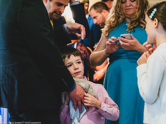 EDWARD GETTING READY AT THE LANCASTER HOUSE HOTEL, BAILRIGG, LANCASTER, LANCASHIRE