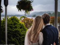 LAKE DISTRICT - BRIDE & GROOM PORTRAITS AT LOW WOOD BAY, AMBLESIDE ROAD, WINDERMERE, CUMBRIA, LA23 1LP