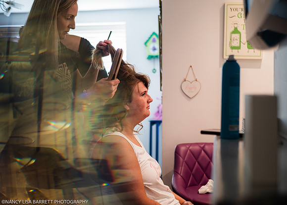 GIRLS GET READY - WELLBEING FARM WEDDING, BOLTON, GREATER MANCHESTER