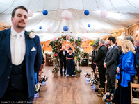 CEREMONY ENTRANCE - WELLBEING FARM WEDDING, BOLTON, GREATER MANCHESTER