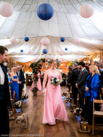 CEREMONY ENTRANCE - WELLBEING FARM WEDDING, BOLTON, GREATER MANCHESTER
