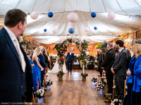 CEREMONY ENTRANCE - WELLBEING FARM WEDDING, BOLTON, GREATER MANCHESTER