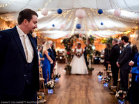 CEREMONY ENTRANCE - WELLBEING FARM WEDDING, BOLTON, GREATER MANCHESTER