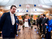 CEREMONY ENTRANCE - WELLBEING FARM WEDDING, BOLTON, GREATER MANCHESTER