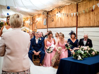 CEREMONY ENTRANCE - WELLBEING FARM WEDDING, BOLTON, GREATER MANCHESTER