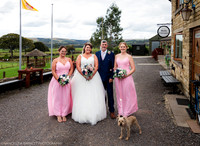 CEREMONY ENTRANCE - WELLBEING FARM WEDDING, BOLTON, GREATER MANCHESTER