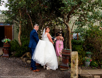 CEREMONY ENTRANCE - WELLBEING FARM WEDDING, BOLTON, GREATER MANCHESTER