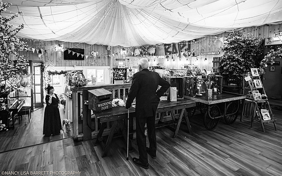CEREMONY ENTRANCE - WELLBEING FARM WEDDING, BOLTON, GREATER MANCHESTER