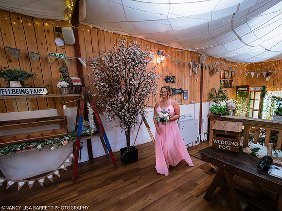CEREMONY ENTRANCE - WELLBEING FARM WEDDING, BOLTON, GREATER MANCHESTER