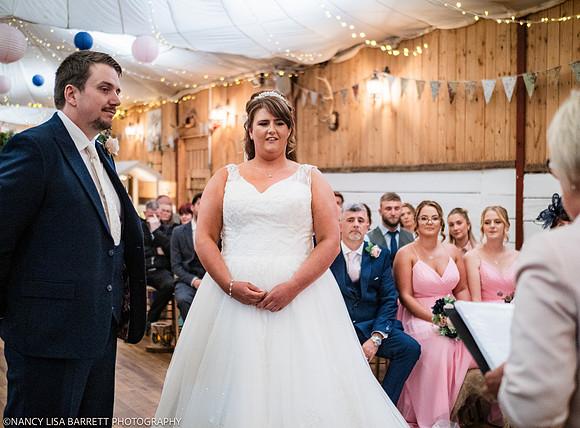 CEREMONY - WELLBEING FARM WEDDING, BOLTON, GREATER MANCHESTER
