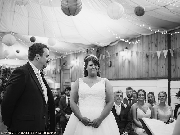 CEREMONY - WELLBEING FARM WEDDING, BOLTON, GREATER MANCHESTER