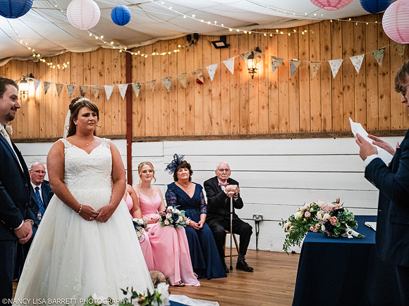 CEREMONY - WELLBEING FARM WEDDING, BOLTON, GREATER MANCHESTER