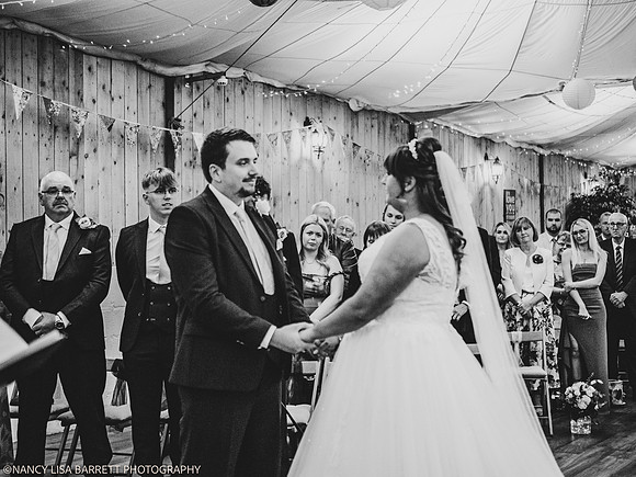 CEREMONY - WELLBEING FARM WEDDING, BOLTON, GREATER MANCHESTER