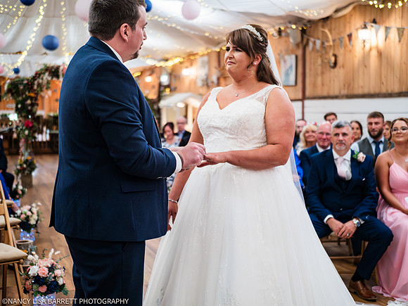 CEREMONY - WELLBEING FARM WEDDING, BOLTON, GREATER MANCHESTER