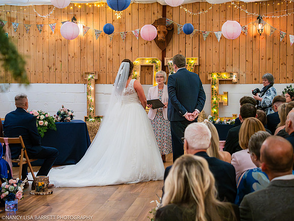 CEREMONY - WELLBEING FARM WEDDING, BOLTON, GREATER MANCHESTER