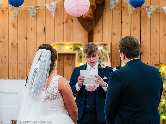 CEREMONY - WELLBEING FARM WEDDING, BOLTON, GREATER MANCHESTER