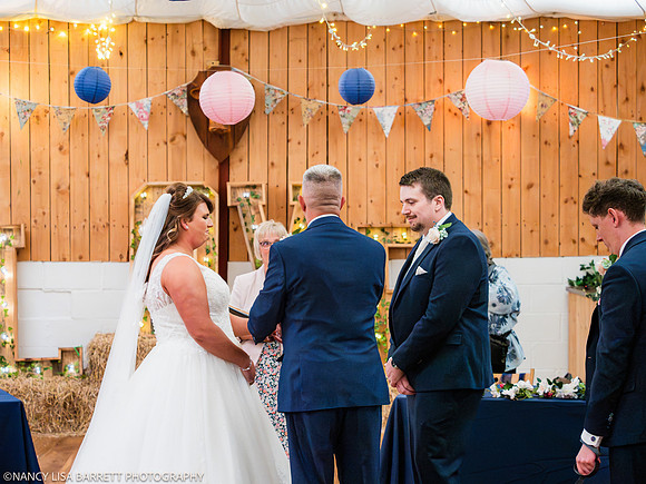 CEREMONY - WELLBEING FARM WEDDING, BOLTON, GREATER MANCHESTER