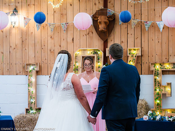 CEREMONY - WELLBEING FARM WEDDING, BOLTON, GREATER MANCHESTER