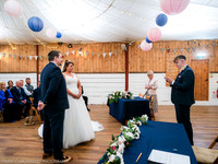 CEREMONY - WELLBEING FARM WEDDING, BOLTON, GREATER MANCHESTER