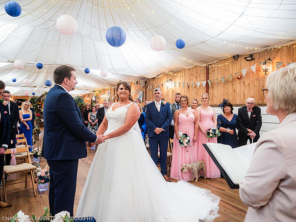 CEREMONY - WELLBEING FARM WEDDING, BOLTON, GREATER MANCHESTER