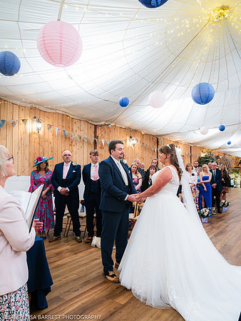 CEREMONY - WELLBEING FARM WEDDING, BOLTON, GREATER MANCHESTER
