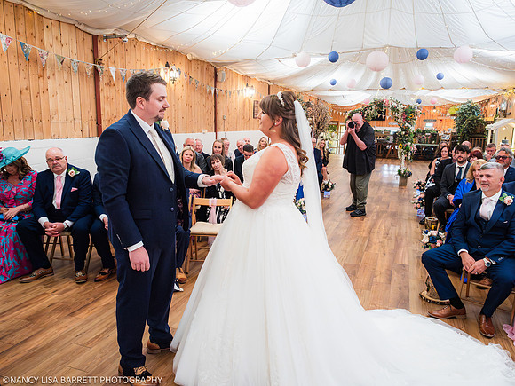CEREMONY - WELLBEING FARM WEDDING, BOLTON, GREATER MANCHESTER