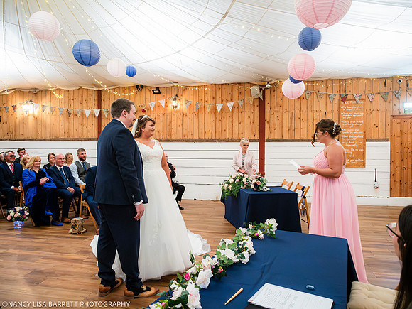 CEREMONY - WELLBEING FARM WEDDING, BOLTON, GREATER MANCHESTER