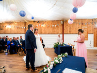 CEREMONY - WELLBEING FARM WEDDING, BOLTON, GREATER MANCHESTER