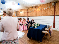 CEREMONY - WELLBEING FARM WEDDING, BOLTON, GREATER MANCHESTER