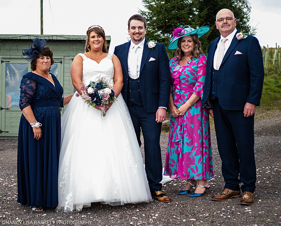 CEREMONY EXIT, CONFETTI & GROUPS - WELLBEING FARM WEDDING, BOLTON, GREATER MANCHESTER