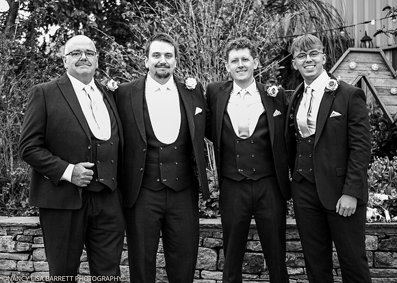 CEREMONY EXIT, CONFETTI & GROUPS - WELLBEING FARM WEDDING, BOLTON, GREATER MANCHESTER