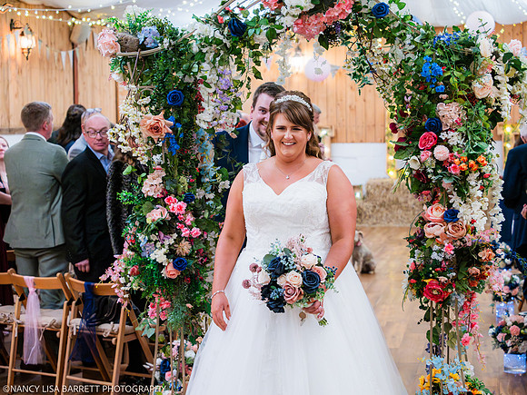 CEREMONY EXIT, CONFETTI & GROUPS - WELLBEING FARM WEDDING, BOLTON, GREATER MANCHESTER