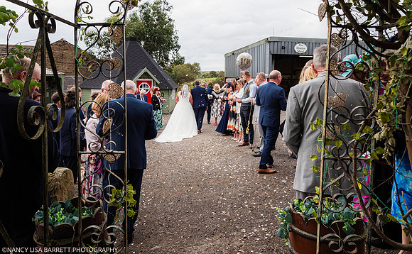 CEREMONY EXIT, CONFETTI & GROUPS - WELLBEING FARM WEDDING, BOLTON, GREATER MANCHESTER