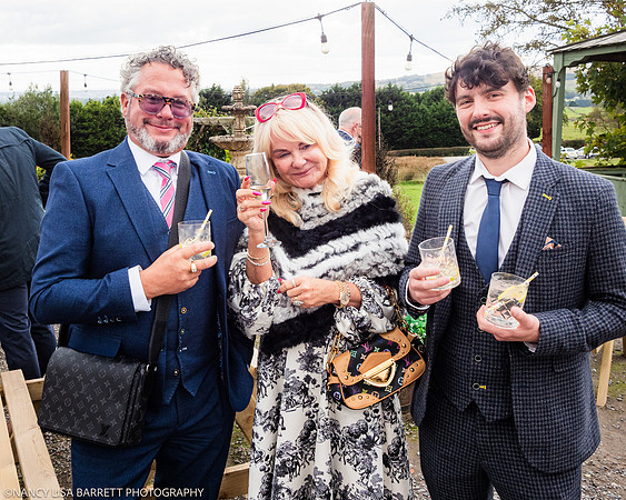 CEREMONY EXIT, CONFETTI & GROUPS - WELLBEING FARM WEDDING, BOLTON, GREATER MANCHESTER