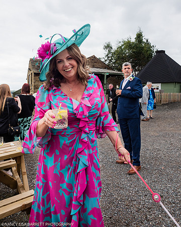 CEREMONY EXIT, CONFETTI & GROUPS - WELLBEING FARM WEDDING, BOLTON, GREATER MANCHESTER