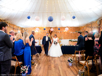 CEREMONY EXIT, CONFETTI & GROUPS - WELLBEING FARM WEDDING, BOLTON, GREATER MANCHESTER