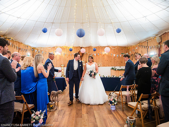 CEREMONY EXIT, CONFETTI & GROUPS - WELLBEING FARM WEDDING, BOLTON, GREATER MANCHESTER