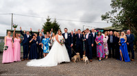 CEREMONY EXIT, CONFETTI & GROUPS - WELLBEING FARM WEDDING, BOLTON, GREATER MANCHESTER
