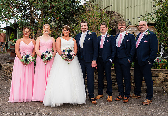 CEREMONY EXIT, CONFETTI & GROUPS - WELLBEING FARM WEDDING, BOLTON, GREATER MANCHESTER