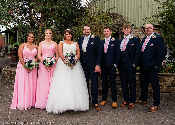 CEREMONY EXIT, CONFETTI & GROUPS - WELLBEING FARM WEDDING, BOLTON, GREATER MANCHESTER