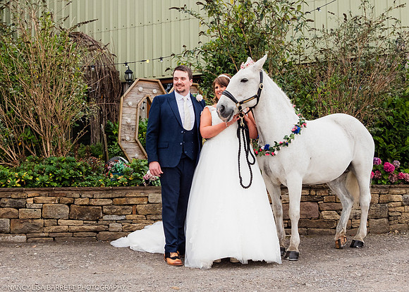BRIDE & GROOM PORTRAITS - WELLBEING FARM WEDDING, BOLTON, GREATER MANCHESTER