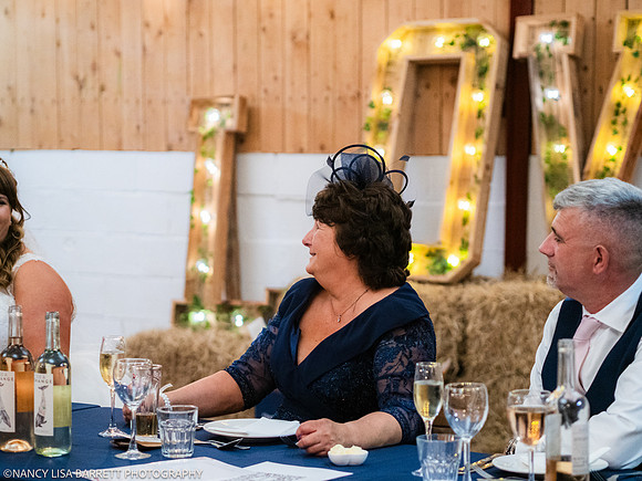 SPEECHES AND ROOM - WELLBEING FARM WEDDING, BOLTON, GREATER MANCHESTER