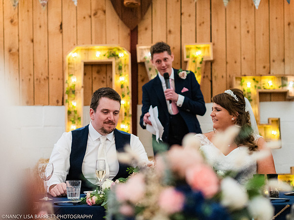 SPEECHES AND ROOM - WELLBEING FARM WEDDING, BOLTON, GREATER MANCHESTER