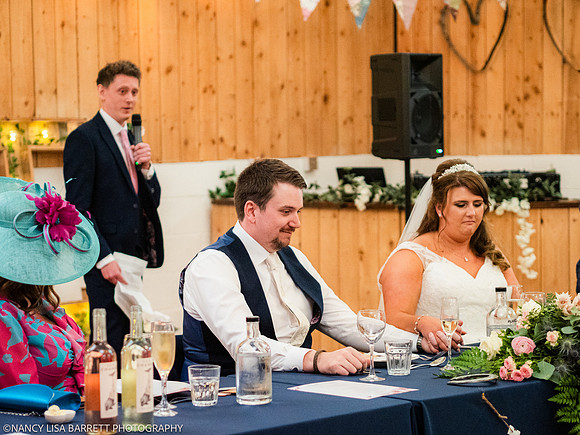 SPEECHES AND ROOM - WELLBEING FARM WEDDING, BOLTON, GREATER MANCHESTER