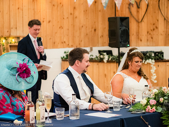 SPEECHES AND ROOM - WELLBEING FARM WEDDING, BOLTON, GREATER MANCHESTER