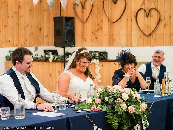 SPEECHES AND ROOM - WELLBEING FARM WEDDING, BOLTON, GREATER MANCHESTER