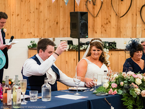 SPEECHES AND ROOM - WELLBEING FARM WEDDING, BOLTON, GREATER MANCHESTER