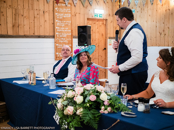 SPEECHES AND ROOM - WELLBEING FARM WEDDING, BOLTON, GREATER MANCHESTER