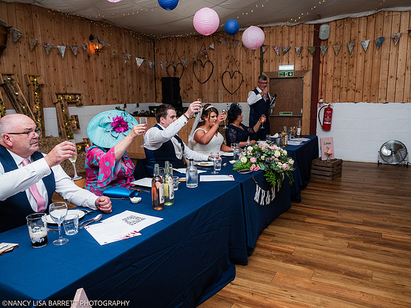 SPEECHES AND ROOM - WELLBEING FARM WEDDING, BOLTON, GREATER MANCHESTER